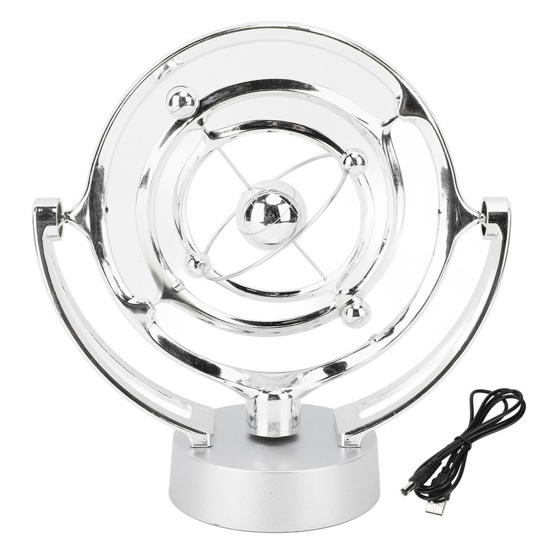 Perpetual Motion Ball Ornament Decorative USB Battery Powered Electronic Perpetual