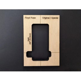 Unbranded Floyd Rose Original/Speci - 7 String, Original/Special, 4pc for recessed routing (all templates pictured)