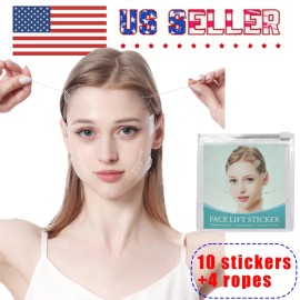 V-Face Lifting Tape Invisible Clear Facial Stretching Strips Slimming Shaping