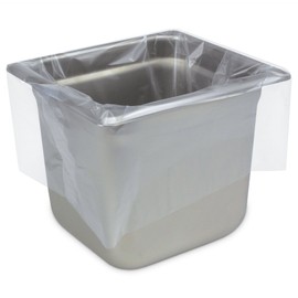 PanSaver Oven-Safe Pan Clear Disposable Liner Bags, Sixth 100, Silver, 42595