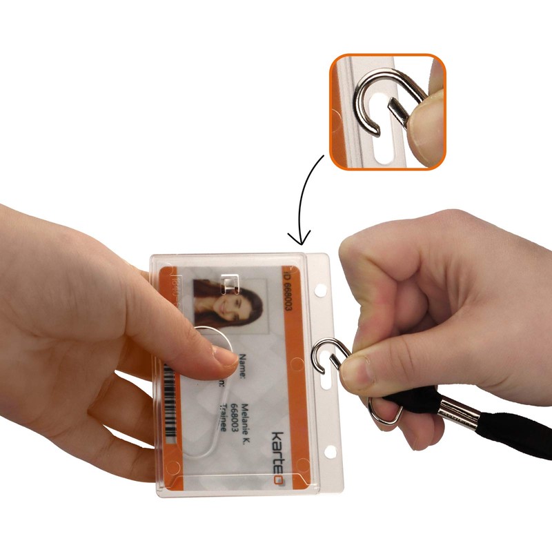 Hard Plastic Holder for ID Card/Pass