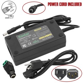 Kastar 12V 5A Power Supply AC /DC Adapter for 5050 3528 Flexible LED Strip Light
