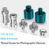 Homeet Pack of 22 Camera Screw Tripod 1/4 to 3/8
