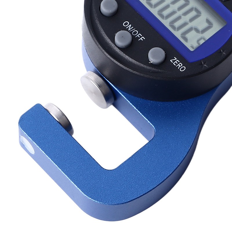 Digital Thickness Gauge Electronic Micrometer Thickness Meter 0.01mm 0.0005in Resolution