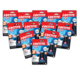 Loctite Loctite Super Glue Ultra Gel Control, 4 Gram Squeeze Bottle, 12 Pack - Clear Superglue for Plastic, Wood, Metal, Crafts, & Repair, Instant Glue Adhesive, Quick Dry