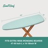 SUNKLOOF Extra Wide Ironing Board Cover and Pad,18X49 Reflective Silicone