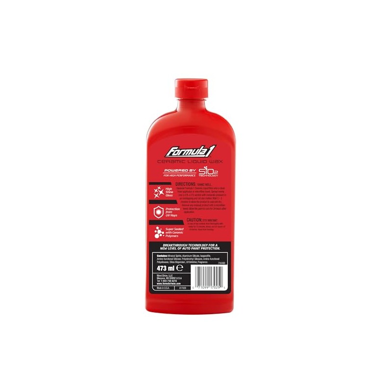 Formula 1, Cera Liquida Ceramica, 617029, 473ml