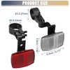 X AUTOHAUX 10pcs Bicycle Front Rear Reflector Kit Mountain Bike