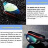 FERNYE Swimming Goggles,Nearsighted Swim Goggles Anti Fog UV,Prescription Swim Goggles