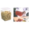 Cambro Camwear Polycarbonate Square Food Storage container, 22 Quart, Clear