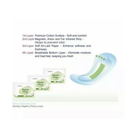 Longrich Superbklean Magnetic Anion Far Infrared Sanitary Pad Napkin 3 Pack