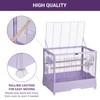Pet Products Clear View Glass Bird Cage Crystal Palace for