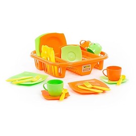 WADER 29 tlg Abtropfgestell Speiseservice Service Puppenservice