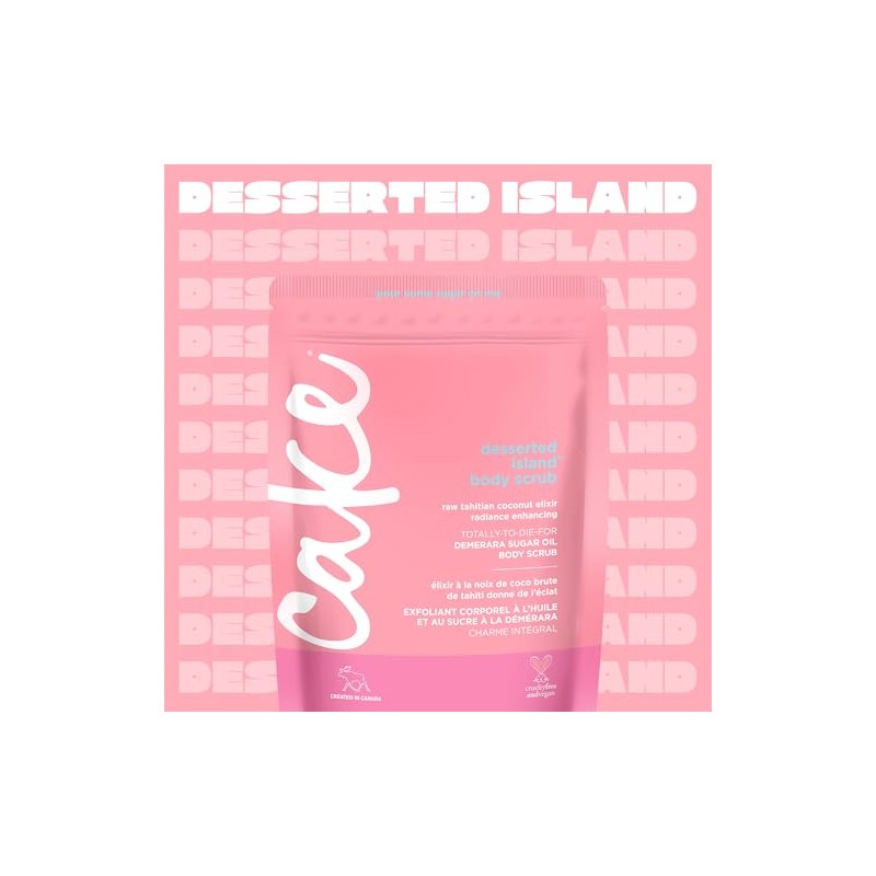 Cake Beauty Desserted Island Demerara Sugar Oil Body Scrub 250ml