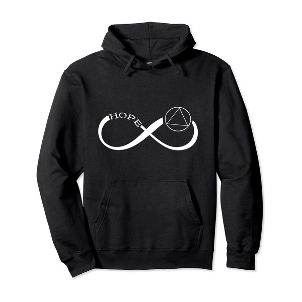 Sobriety Hope Infinity Sober Recovery Abstinence Supporter Pullover Hoodie