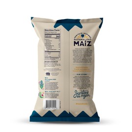 Siete Maiz Totopos Corn Tortilla Chips | Blue Corn | Gluten Free | Vegan Snacks | Non GMO & Organic Corn Chip | Made with Avocado Oil | Preservative Free | 7.5 Oz. Bag (Pack of 6)