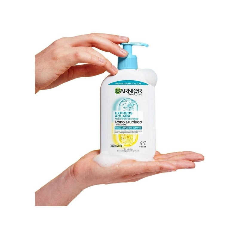 Limpiador facial Garnier skin active express aclara anti imperfecciones 250ml