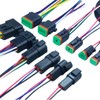 Black Male & Female Connectors for Deutsch DT Prewired DT06