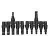 Solar T Branch Connector 1 to 5 PPO IP67 Waterproof