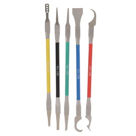 Electronic Opening Repair Spudger Kit, 5 in 1 Metal Pry Tool Set with Two Ends for Computer Repair Tools BST‑70