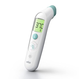 Braun TempleSwipe Forehead Thermometer (colour-coded temperature display, safe, hygienic, fast, clinically accurate, gentle, easy to use, for all ages​) BST200