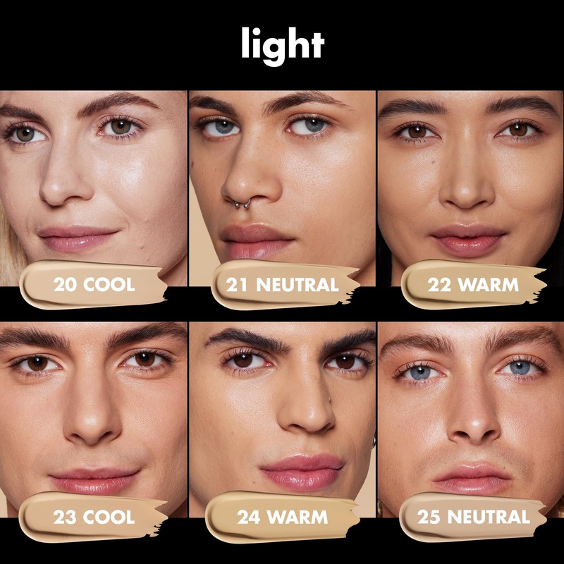 e.l.f. Soft Glam Foundation, Medium Coverage, Long-Lasting & Buildable Foundation