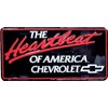 HangTime The Heartbeat of America Embossed Metal auto tag 6