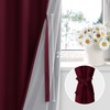 XWZO 100% Blackout Curtain Panels - Rod Pocket Thermal Insulated