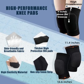 Volleyball Knee Pads and Arm Sleeves, UMACWIN Volleyball Accessories Set with Knee Pads Volleyball Arm Pads Sweatband Scrunchie Makeup Bag Cooling Towel and Drawstring Bag for Women Girls Youth