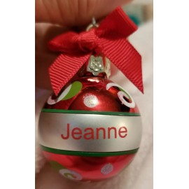 Gantz Christmas Ball Name Ornament Jeanne