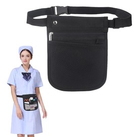 COYUN Nurse Bag, Utility Medical Nurse Belt Bag, Nurse Accessories, Organiser for Stethoscopes and Medical Care, Black