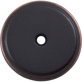 Bi-Fold Closet Door Knob Backplate, 1 3/4 Inches, Vintage Bronze by Stone Harbor Hardware