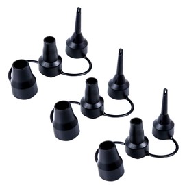 3 Sets Air Pump Replacement Nozzles, Air Pump Nozzles for Inflatables,3 Sizes Plastic Nozzle Head Air Pump Accessory Adapter for Inflatables for Partial Air Bed,Air Mattress