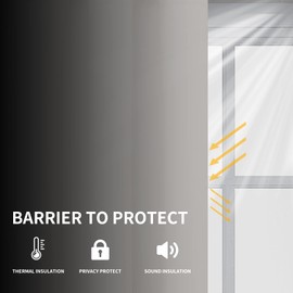 Easy-Going Blackout Curtains for Bedroom, Solid Thermal Insulated Grommet and Noise Reduction Window Drapes, Room Darkening Curtains for Living Room, 2 Panels (52x84 in, Light Linen)