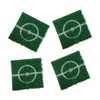 Mad Monkey Green & White Standard Football Coaster