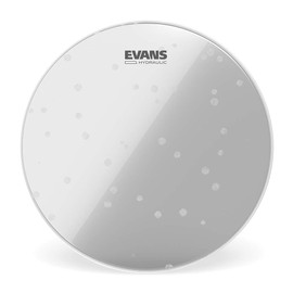 Evans Hydraulic Drum Heads - BD22HG - Bass Drum Head with Layer of Oil - Supresses Unwanted Overtones - Ideal for Rock & Gospel - Glass (Clear), 22 Inch