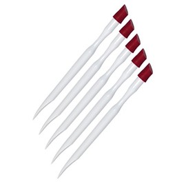 NAILFUN Pack of 5 Cuticle Pushers - White