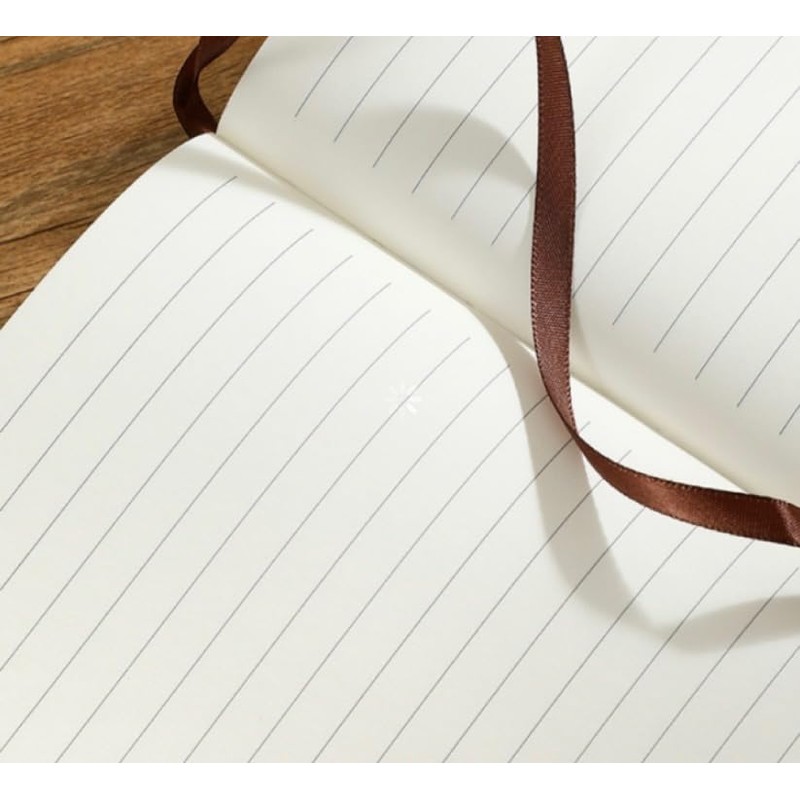 Shaymash Lined Journal Notebook with Pen Loop, Hardcover Notebook Journal