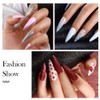 TEEROVA Nail Art Kit, 42 Acrylic Powder Liquid Brush Glitter