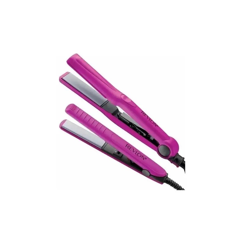 Alaciadora De Cerámica Revlon Set 2 Piezas Mod. Rvst2029la1