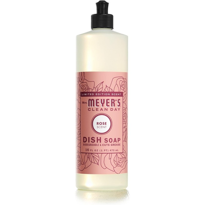 Mrs. Meyer’s Rose Scent Kitchen Basics Set, 3 ct: Dish