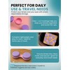SPORTS WORLD VISION 3PC Purple Macaroon Contact Lens Case |