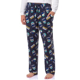 INTIMO South Park Men's Cartman You Will Respect My Authority Tossed Print Sleep Pajama Pants For Adults (Large)