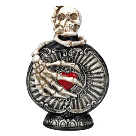 Pacific Giftware Skull Topper Love Potion Bottle Gothic Decor Figurine 8” Tall