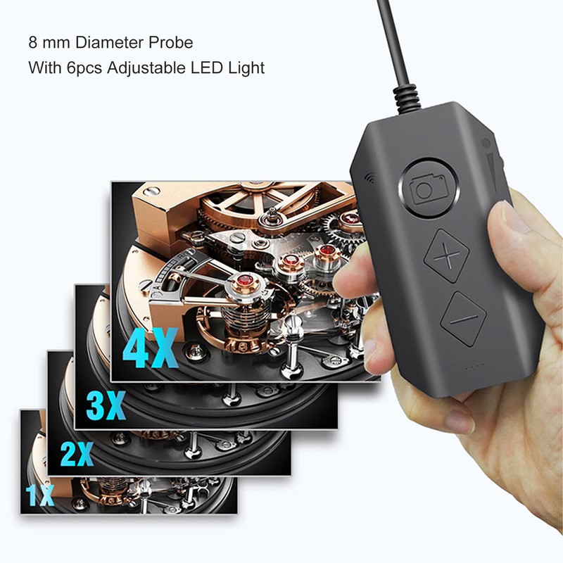 Endoscope WiFi 5MP Auto Focusing Inspection Camera IP67 Waterproof for