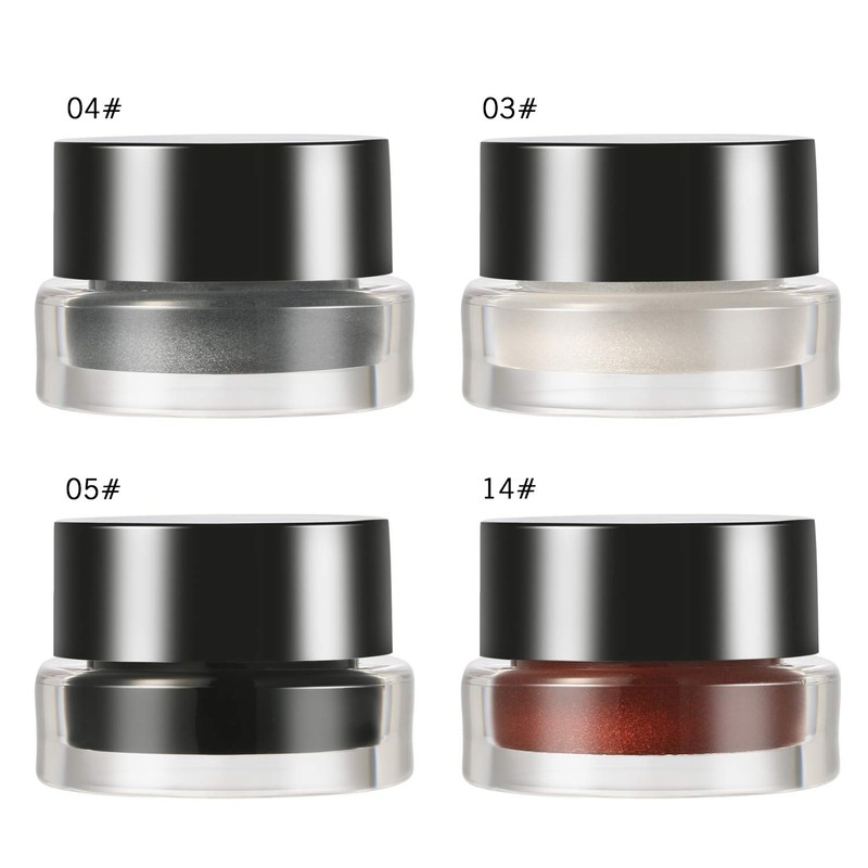 5Pcs Cosmetic Eyliner Eyeshadow Powder Puff Foundation Sets