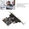 2 Port PCI Express RS232 DB9 Serial Port Card PCIe