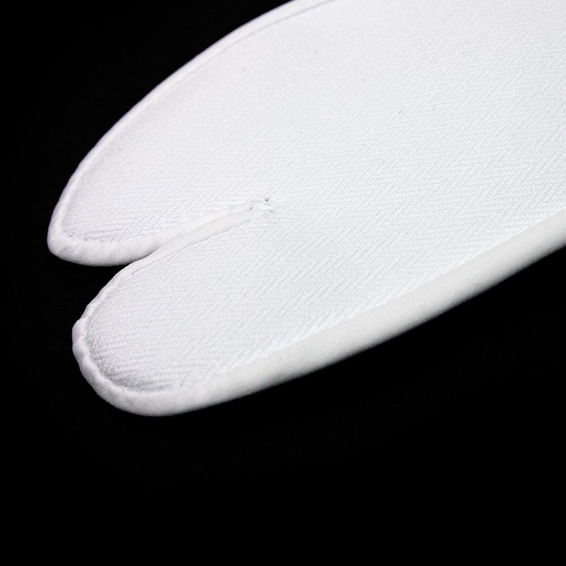 Kyoetsu Broadcloth White Tabi Socks, 4 Pieces, Men's, white