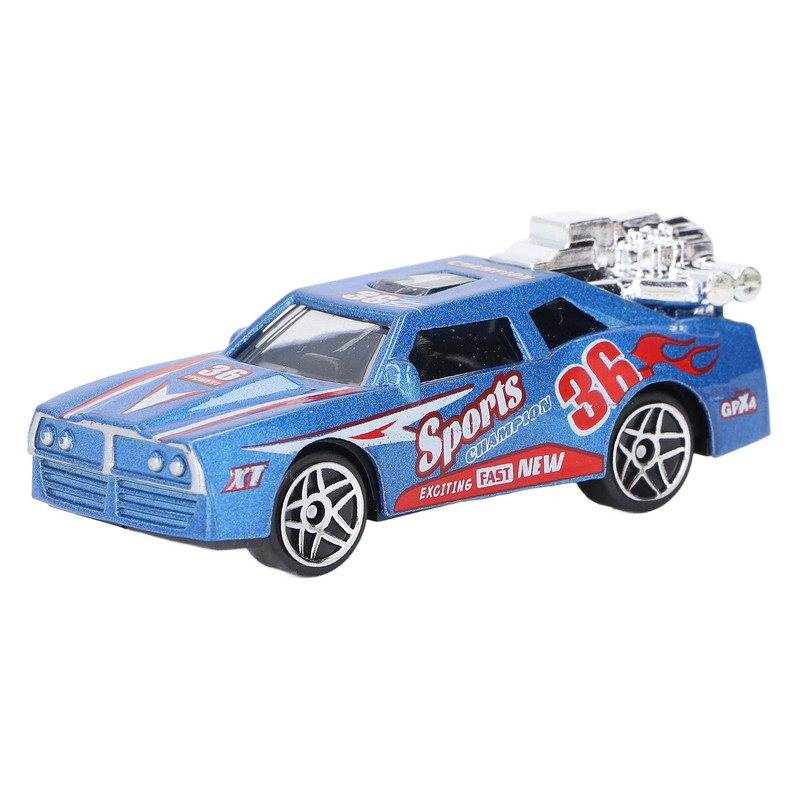6pcs 1:64 Scale Alloy Racing Cars Set High Simulation Collectible
