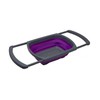 Purple Collapsible Silicone Kitchen Colander/Strainer
